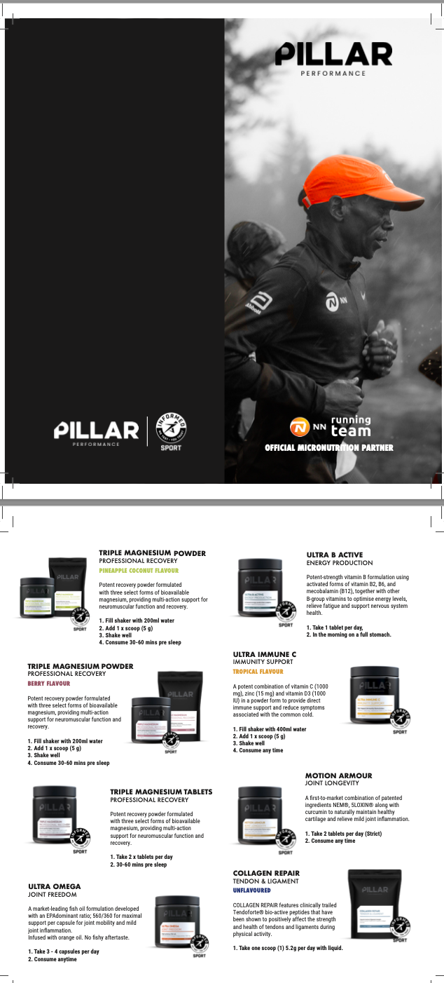 PILLAR Performance Brochure D - NN Running (10 pack)